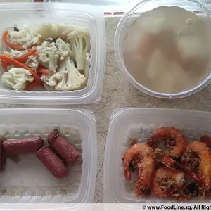 Lunch Tingkat (20 Day, 3 Dishes + Soup OR 4 Dishes)