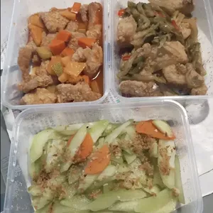 Tingkat - 3 Dishes + 1 soup/ 4 Dishes  (20 days)(Dinner)