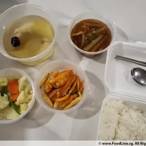 Trial Tingkat - 3 Dishes + 1 soup/ 4 Dishes (5 days)(Lunch)