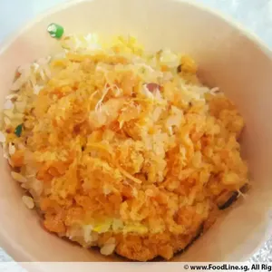 鸡丁肉松蛋炒饭   Diced Chicken&Chicken Floss Fried Rice