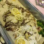 Baked Fish with Lemon Butter Sauce