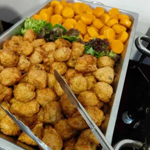 Breaded Scallop Cake