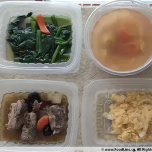Lunch Tingkat (20 Day, 3 Dishes + Soup OR 4 Dishes)
