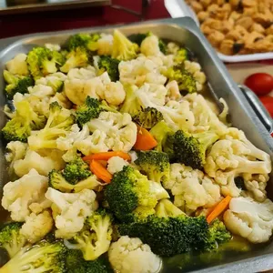 Stir Fry Cauliflower and Broccoli (Veg)