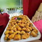 Golden Seafood Pocket with Oriental Dip