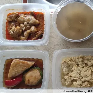 Lunch Tingkat (20 Day, 3 Dishes + Soup OR 4 Dishes)