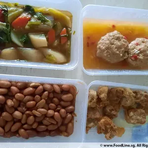 Traditional Tingkat Series - Lunch/Dinner Tingkat (20 Days, 3 Dishes + 1 Soup OR 4 Dishes)