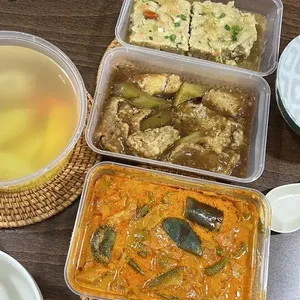 Tingkat - 3 Dishes + 1 soup/ 4 Dishes  (20 days)(Dinner)