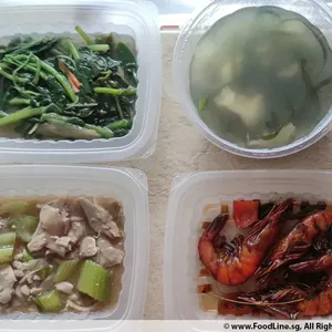 Lunch Tingkat (20 Day, 3 Dishes + Soup OR 4 Dishes)
