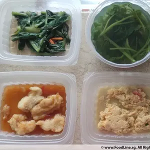 Lunch Tingkat (20 Day, 3 Dishes + Soup OR 4 Dishes)