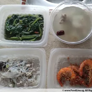 Lunch Tingkat (20 Day, 3 Dishes + Soup OR 4 Dishes)