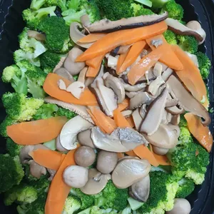 Broccoli w mixed mushroom 西兰拌蘑菇