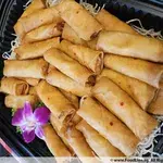 Vegetarian Spring Roll with Sweet Sauce
