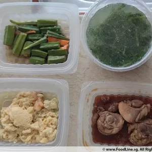 Lunch Tingkat (20 Day, 3 Dishes + Soup OR 4 Dishes)