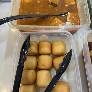 Tofu Prawns in Chilli Crab Sauce