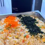 Japanese Ginger Fried Rice with Edamame & Tobiko