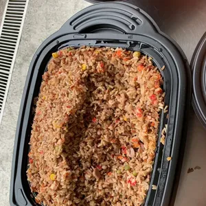 Singapore Style Fried Brown Rice