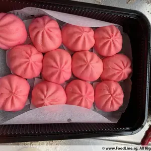 Steamed Mini Red Bean Pau