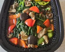 Spinach Mushroom 香菇菠菜 | Customer Photo | Fu Kwee Caterer Pte Ltd