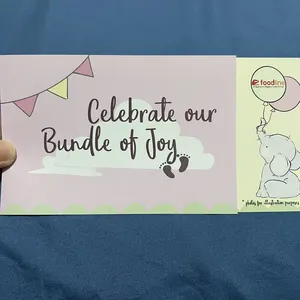 Joyous Gift (Colours: Pink) (Format: Physical Voucher) (Design: Baby Full Month/ 100 Days)