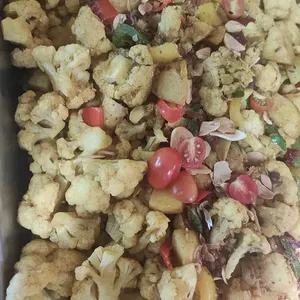 Potato and Cauliflower with Indian spices