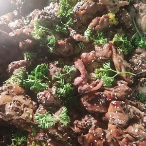 Boneless Chicken Leg Marinated With Teriyaki Sauce