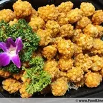 Seafood Crouton with Tartar Dip