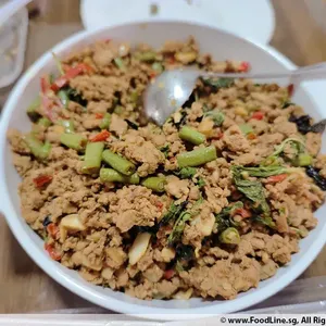 Thai basil minced meat pork