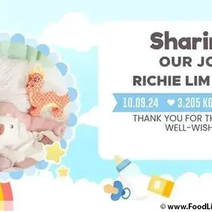 Jubilant Gift (Colours: Blue) (Format: Physical Voucher) (Design: Baby Full Month/ 100 Days)