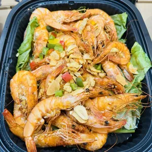Baked Tiger Prawn with Garlic Herbs Butter (deshelled)