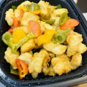 Sweet & Sour Fish Fillet with Assortment Vegetables