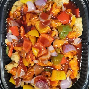 Thai sweet & sour fish
