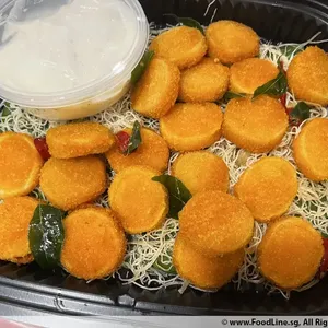 Golden Bread Scallop w Tartar Sauce 黄金面包带子配鞑靼酱