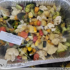 Festive Christmas Roasted Seasoned Vegetable Medley
