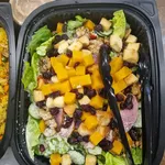 Smoked Duck Mixed Romaine Salad with Sesame Dressing<br>(Romaine Lettuce, Sliced Smoked Duck, Cherry Tomato, Croutons, Parmesan Cheese, Walnuts, Roasted Sesame Dressing)