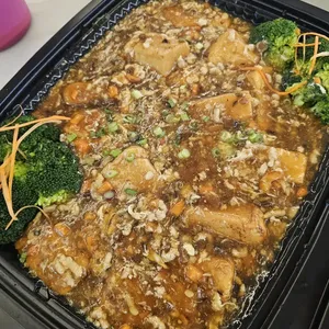 Handmade Crispy Tofu with Minced Meat