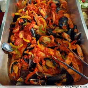 Baked Seafood in Marinara Sauce