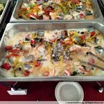Slow Cooked Atlantic Salmon with Zesty Caper Cream Sauce