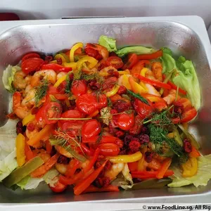 Seafood Fiesta with Tangy Tomato Sauce