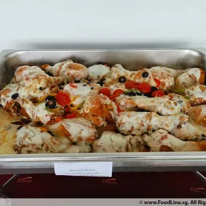 Roasted Chicken Drumstick with Garlic Butter Cream Sauce