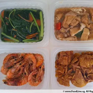 Lunch Tingkat (20 Day, 3 Dishes + Soup OR 4 Dishes)