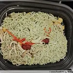 八宝罗汉蘑菇炒菠菜面 Eight Treasure Spinach Noodle with Mushrooms
