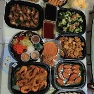 Seafood Croquette With Mentaiko Mayo Sauce 海鲜炸丸子美乃滋酱