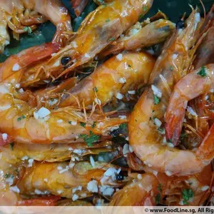 Baked Garlic Prawn