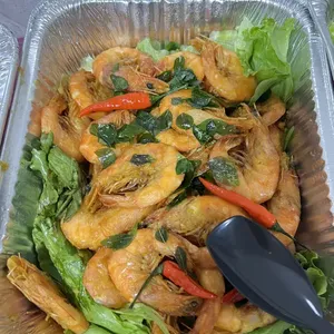 Golden Salted Egg Prawn