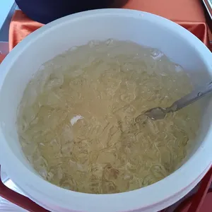 Almond jelly with mixed fruit cocktail 杂果杏仁果冻