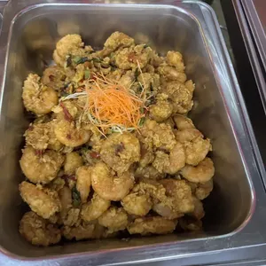 Golden Salted Egg Yolk Prawn