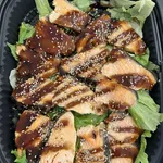 Baked Salmon w Teriyaki Sauce