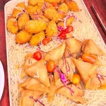 Breaded Crab Claw & Curry Samosa