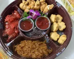 Huat Huat 4D Combination Platter 发发四色拼盘<br>Consists of Jelly Fish / Baby Octopus / Fish Roe Luck Bag / Flower Cheese Tofu包含海蜇/八爪鱼/鱼籽福袋/花形芝士豆腐 | Customer Photo | Xiang's Catering